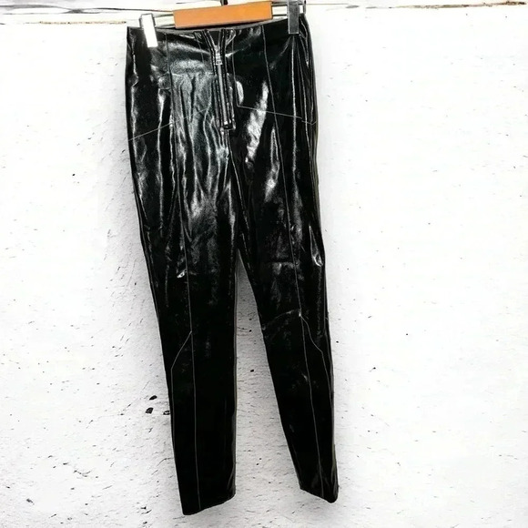 I.AM.GIA. Winona 2.0 Pants Jet Black Faux Leather Motocross Bikercore Size S - Picture 3 of 7